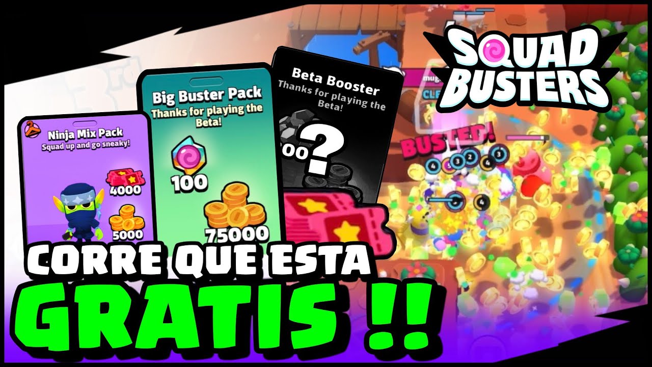 Joguei SQUAD BUSTERS o novo jogo da Supercell 