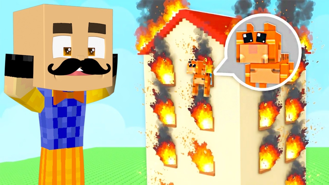 კატა გადავარჩინეთ ცეცხლისგან რობლოქსში!