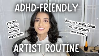 ADHD TIPS that actually work for ARTISTS