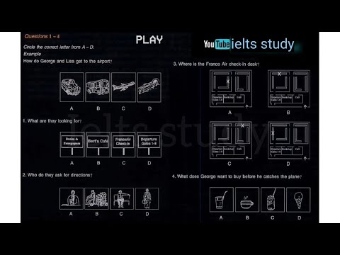 How do George And Lisa Get To The Airport | New listening practice test 2023 | Listening test 2023 - youtube