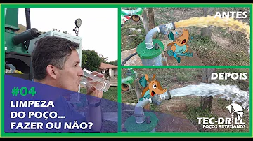 Como é feita a manutenção de um poço artesiano?