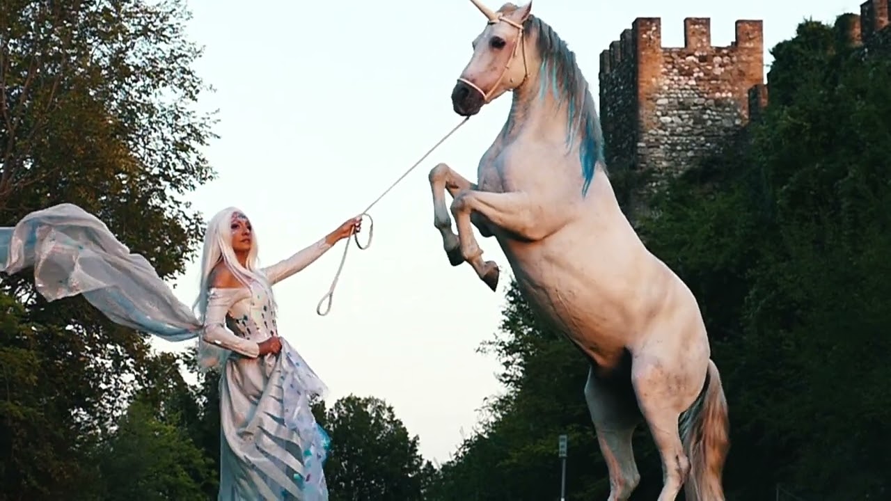 Frozen Elsa spettacoli equestri Laura Magic Horse Show spettacolo equestre per il tuo compleanno