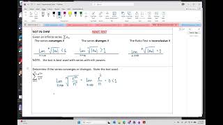 Calculus 2: 5-7 Root Test for Series Convergence
