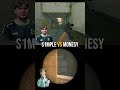 No Reaction Time Against S1mple 💀🔥 #cs2 #csgo #cs2clips #donk #faceit