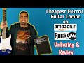 Cheapest Electric Guitar Combo on Amazon | RockJam Electric Guitar Starter Kit Unboxing And Review