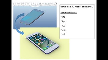 Download: 3D model of iPhone 7 - based on Engineering Drawings for Apple devices