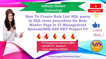 #𝐈𝐌𝐒 𝐒𝐞𝐬𝐬𝐢𝐨𝐧-𝟔🔥𝐡𝐨𝐰 𝐭𝐨 𝐜𝐫𝐞𝐚𝐭𝐞 𝐫𝐨𝐥𝐞 𝐥𝐢𝐬𝐭 𝐬𝐭𝐨𝐫𝐞𝐝 𝐩𝐫𝐨𝐜𝐞𝐝𝐮𝐫𝐞 𝐢𝐧 𝐬𝐪𝐥 𝐝𝐚𝐭𝐚𝐛𝐚𝐬𝐞|❤️ 𝐢𝐧𝐟𝐢𝐧𝐢𝐭𝐲 𝐝𝐨𝐭𝐧𝐞𝐭🔥#𝐚𝐬𝐩.𝐧𝐞𝐭👌