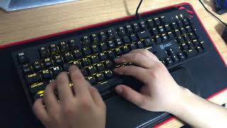 기계식키보드 콕스(cox) ck800 타건타자