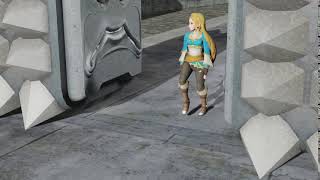 Zelda Crushed By Thwomp While Walking
