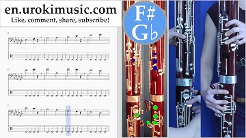 How to Play Bassoon Charlie Puth - Attention Tabs Part#1 exercises, scales um-i352