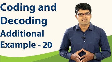 Coding and Decoding | Additional Example - 20 | Reasoning Ability | TalentSprint Aptitude Prep