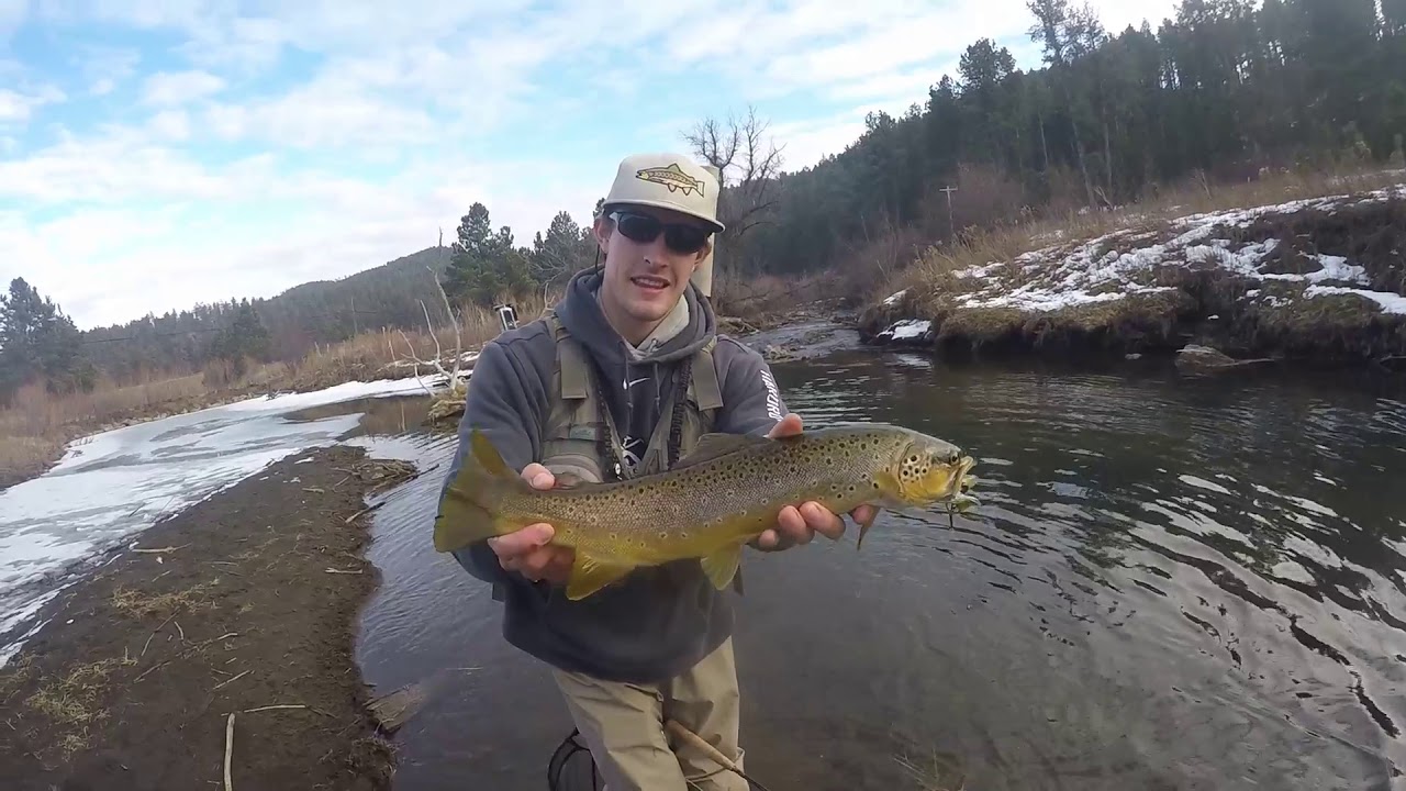 Black Hills Winter Streamer Fishing YouTube