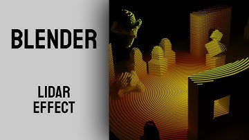 Blender tutorial - LIDAR effect
