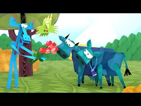 Видео: Бумажки -Самые летние серии Бумажек! 🌻☀️🏞️🌴  - мультфильм про оригами для детей