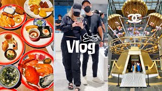 Vlog ｜2022記錄生活｜好久沒坐飛機啦✈️｜ ICC PUDU覓食｜JOGOYA自助BUFFET🦪🥗🍣🍰🍶｜最幸福の一天💕EP12