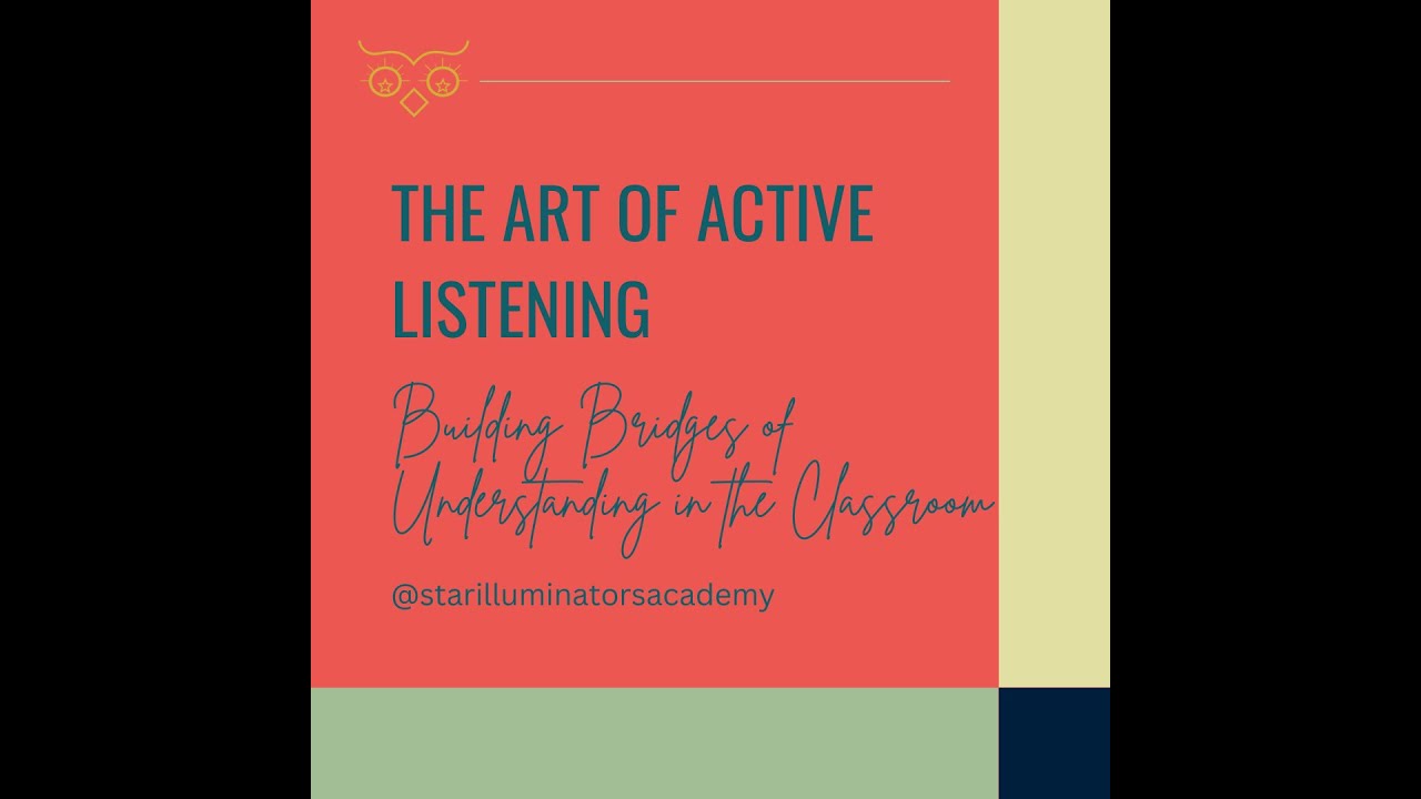The Art of Active Listening - YouTube