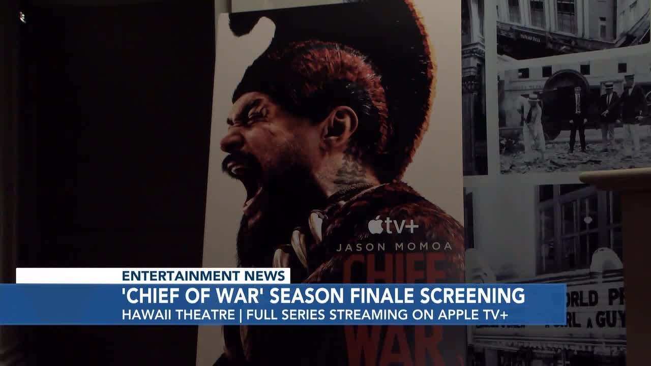 Stars celebrate ‘Chief of War’ season finale in Honolulu