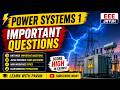 Power Systems - 1 Important Questions | EEE JNTUH | End Semester Exam Preparation ⚡