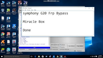 Symphony  G20/ V20  Frp Bypass Miracle Box 2020
