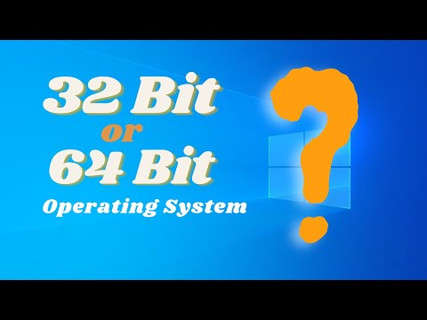 How to check if your computer/laptop is 32 or 64 bit