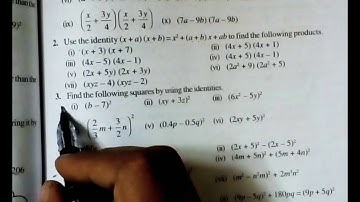 Q.3 - Ex 9.5 - CH 9 - Algebraic Expressions & Identities - CLASS VIII - MATHS - NCERT