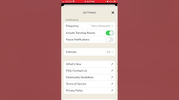 How to change Notifications frequence in Clubhouse?