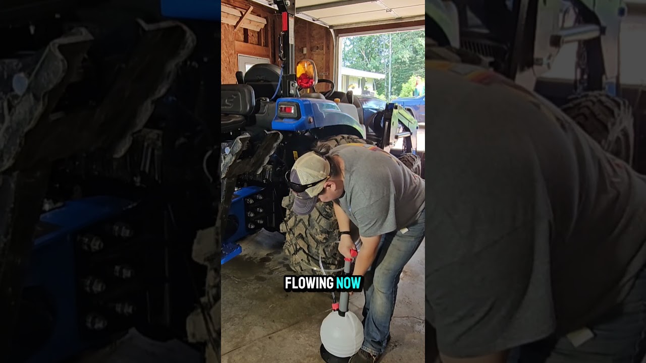 Как использовать насос для откачки масла!