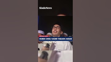 Ruben Onsu Hadiri Tabligh Akbar di Monas