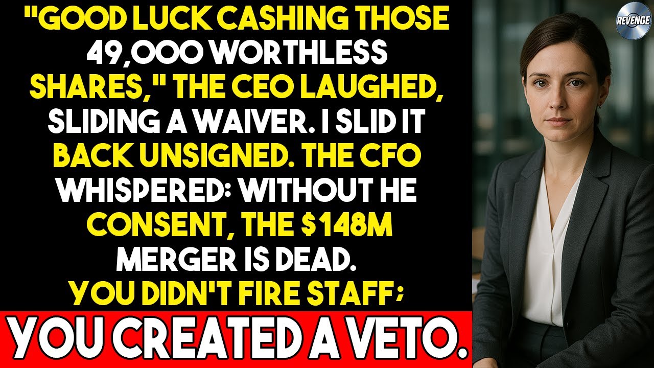 «Удачи вам с обналичиванием этих бесполезных акций», — смеялся генеральный директор, — пока я не ...