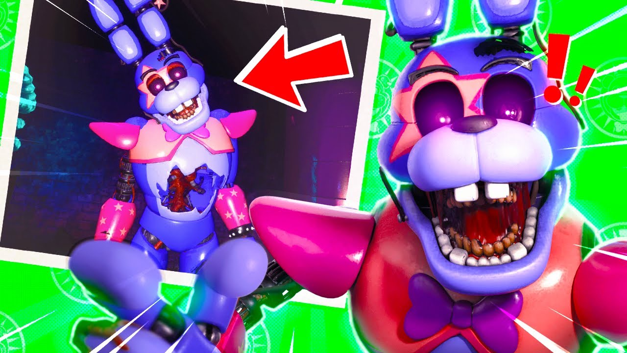 What happens if you REPAIR AFTON using GLAMROCK BONNIE?! (FNAF Security  Breach Myths) 