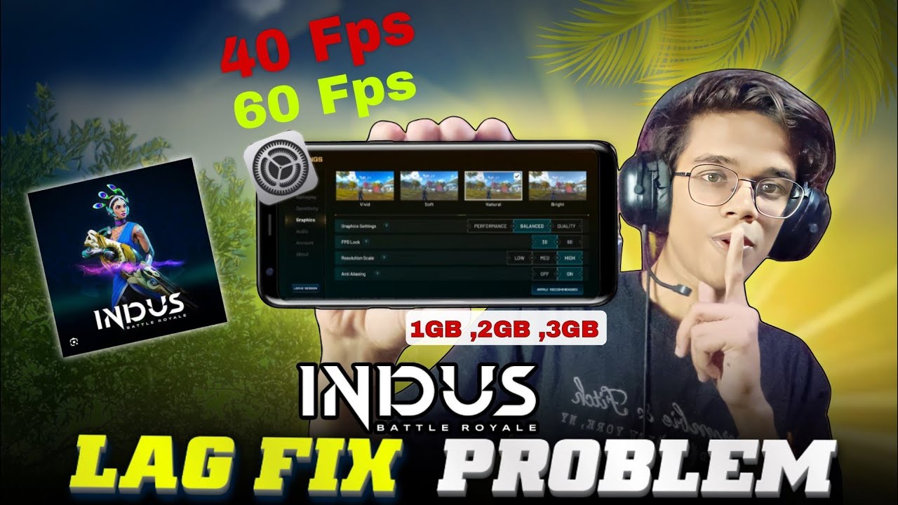Lag Fix Problem In Indus battle Royal game 