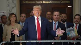 Trump Speaking at NYC Courthouse in NYC