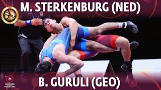 GOLD GR - 82 kg: M. STERKENBURG (NED) v. B. GURULI (GEO)