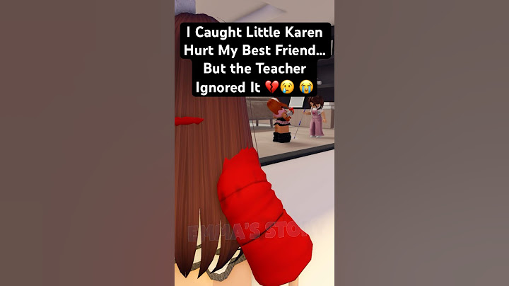 I Caught Little Karen Hurting My Best Friend… But the Teacher Ignored It 💔😢😭 | #roblox  #shorts