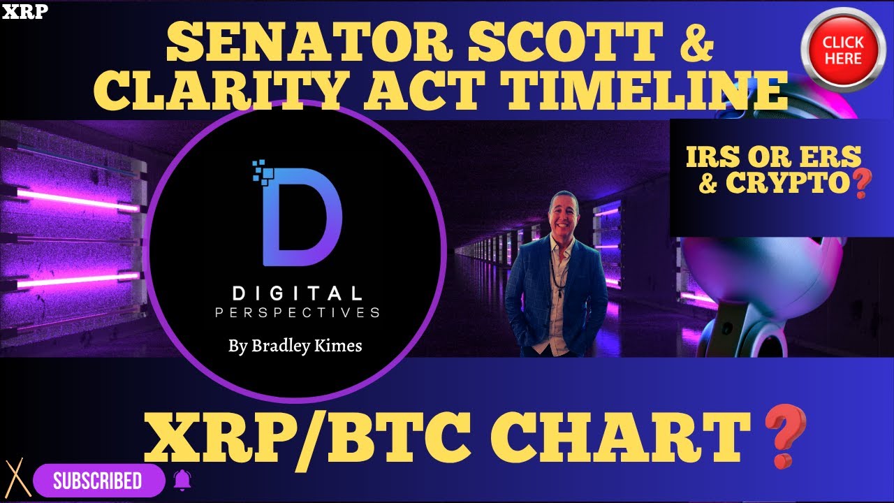 XRP- New Senator Scott Gives Clarity Act Timeline - IRS Track Overseas  Crypto? - XRP/BTC Chart