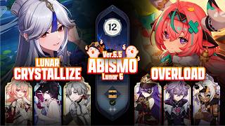 C6 NINGGUANG LUNAR-CRYSTALLIZE &amp; C0 VARESA OVERLOAD | SPIRAL ABYSS 6.5 FLOOR 12 | GENSHIN IMPACT