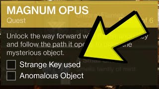 Strange Key Used Unlock the Way Forward With The Strange Key Magnum Opus Destiny 2