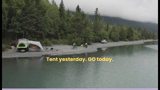 Tent yesterday. GO Today. #popupcamper