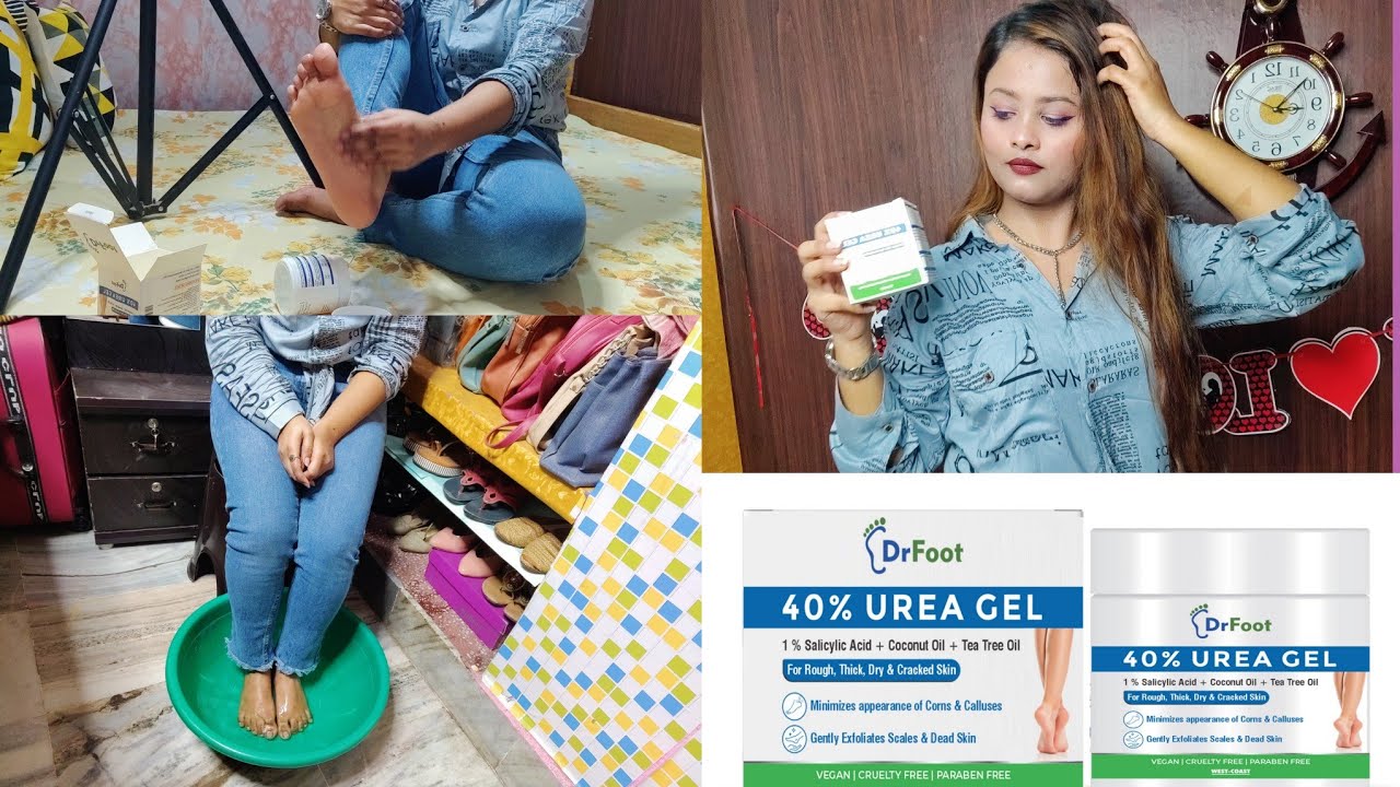 Dr Foot 40 Urea Gel Honest review and demo Repair Foot heels