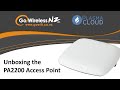 Unboxing the plasma cloud pa2200 access point