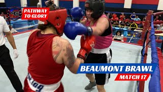 Wasting no time! USA boxing sanctioned: BEAUMONT BRAWL Match 17
