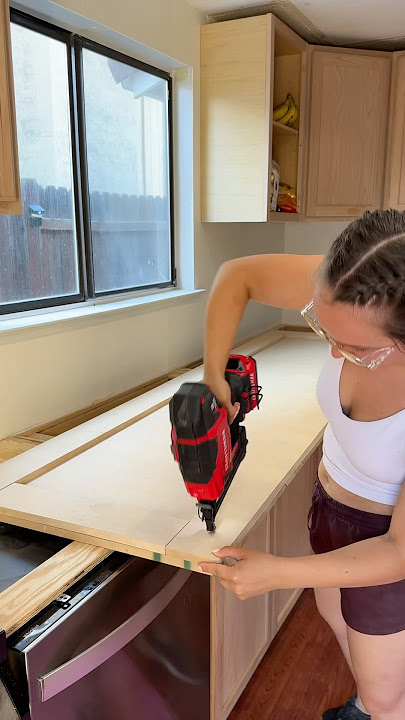 Was this faux marble DIY countertop worth the $$$ I saved? 👀 #fauxmarble #kitchencountertops