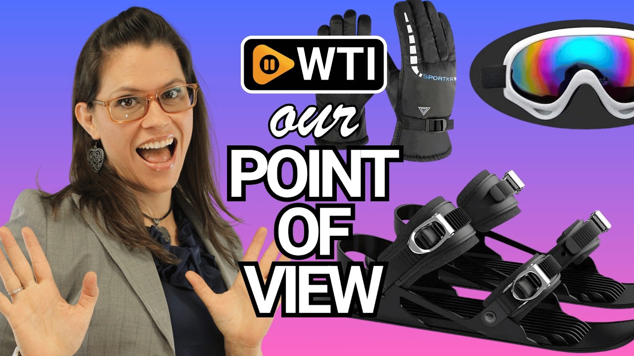 Mini Ski Skates for Snow Portable Skating Ski Shoes | POV | Would you buy it?