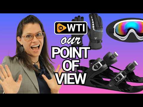 Mini Ski Skates for Snow Portable Skating Ski Shoes | POV | Would you buy it?