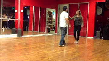 Salsa Advanced Combination With Victor & Julia