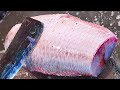Super Skills! Amazing Big Rohu Fish Cutting Skills Live In Fish Market