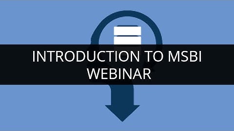 Introduction to MSBI - 25-09-14 | Edureka