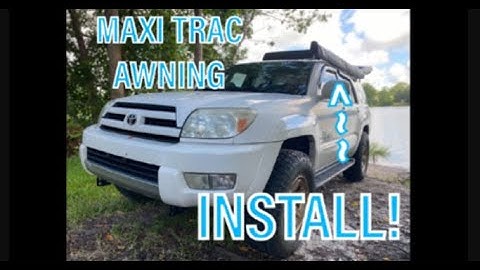 Maxi Trac Awning Install (4th Gen 4Runner)