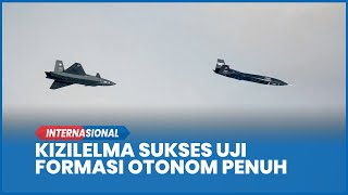 Download Lagu 2 Drone Tempur Jet Kızılelma Made in Turki Terbang Formasi Rapat Tanpa Campur Tangan Manusia MP3