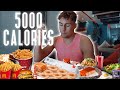 Professional boxer full day of eating 5000 calories